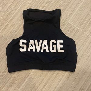 Savage barbell sports bra